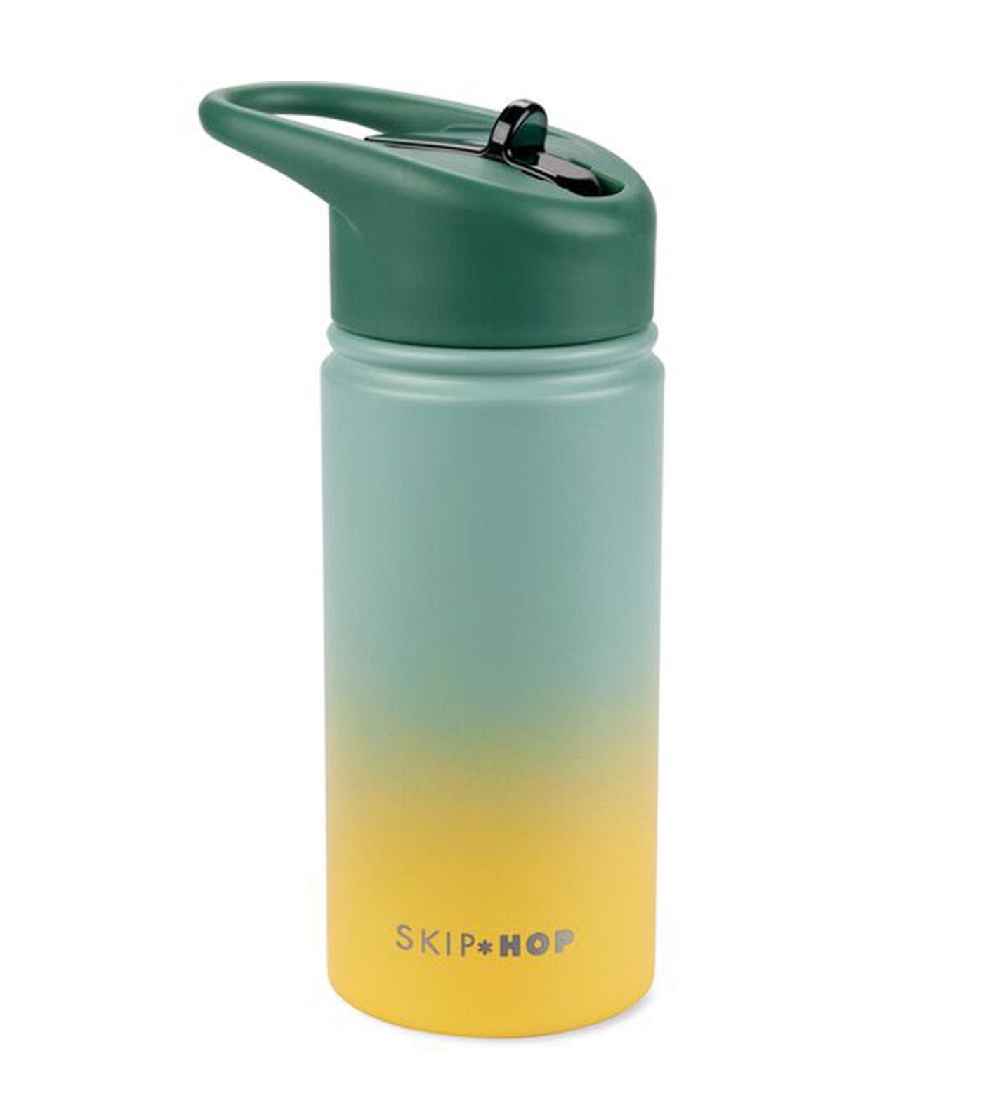 Skip Hop Wander Kids Stainless Steel Water Bottle Ombre Green