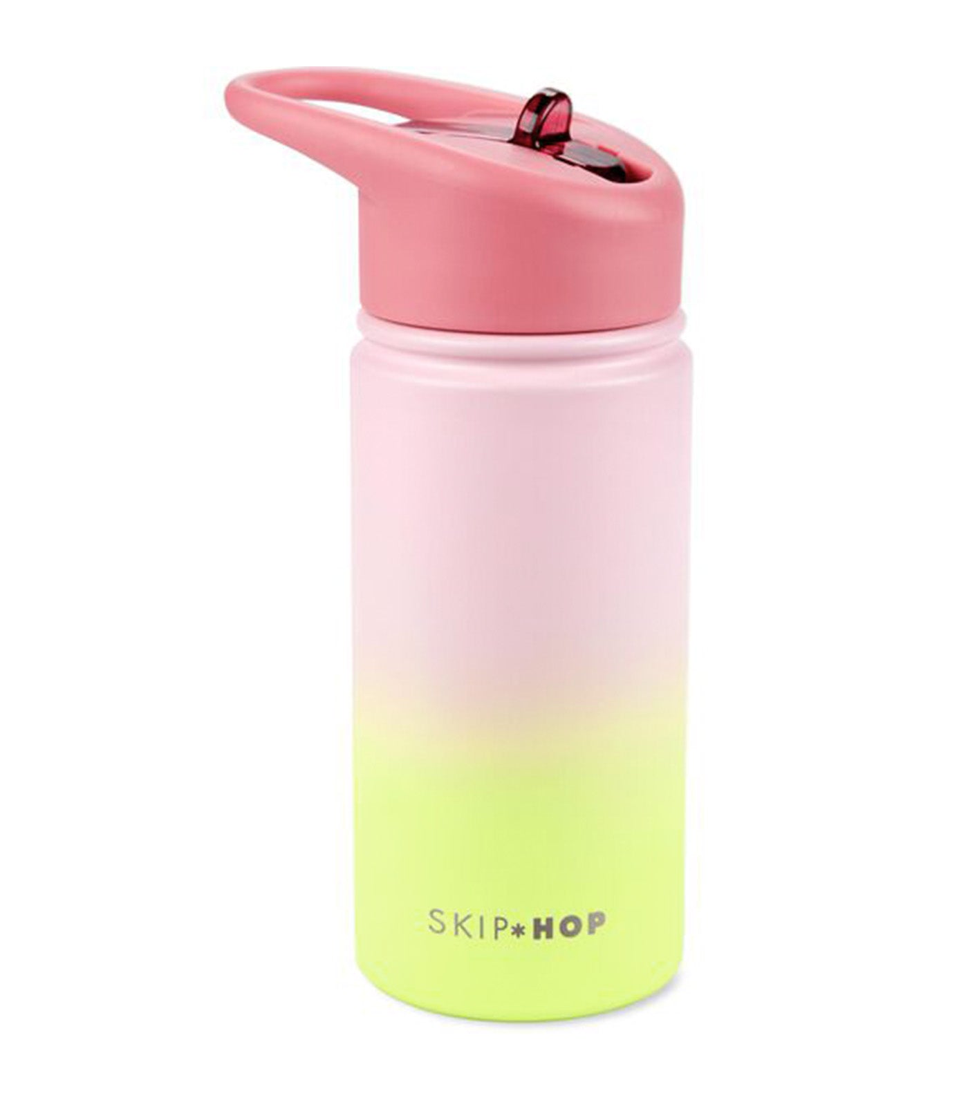 Skip Hop Wander Kids Stainless Steel Water Bottle Ombre Pink