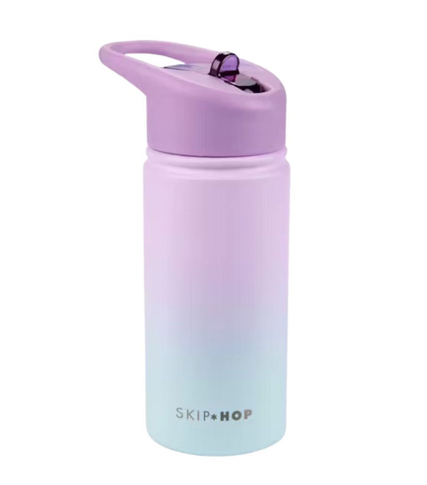 Skip Hop Wander Kids Stainless Steel Water Bottle Ombre Purple