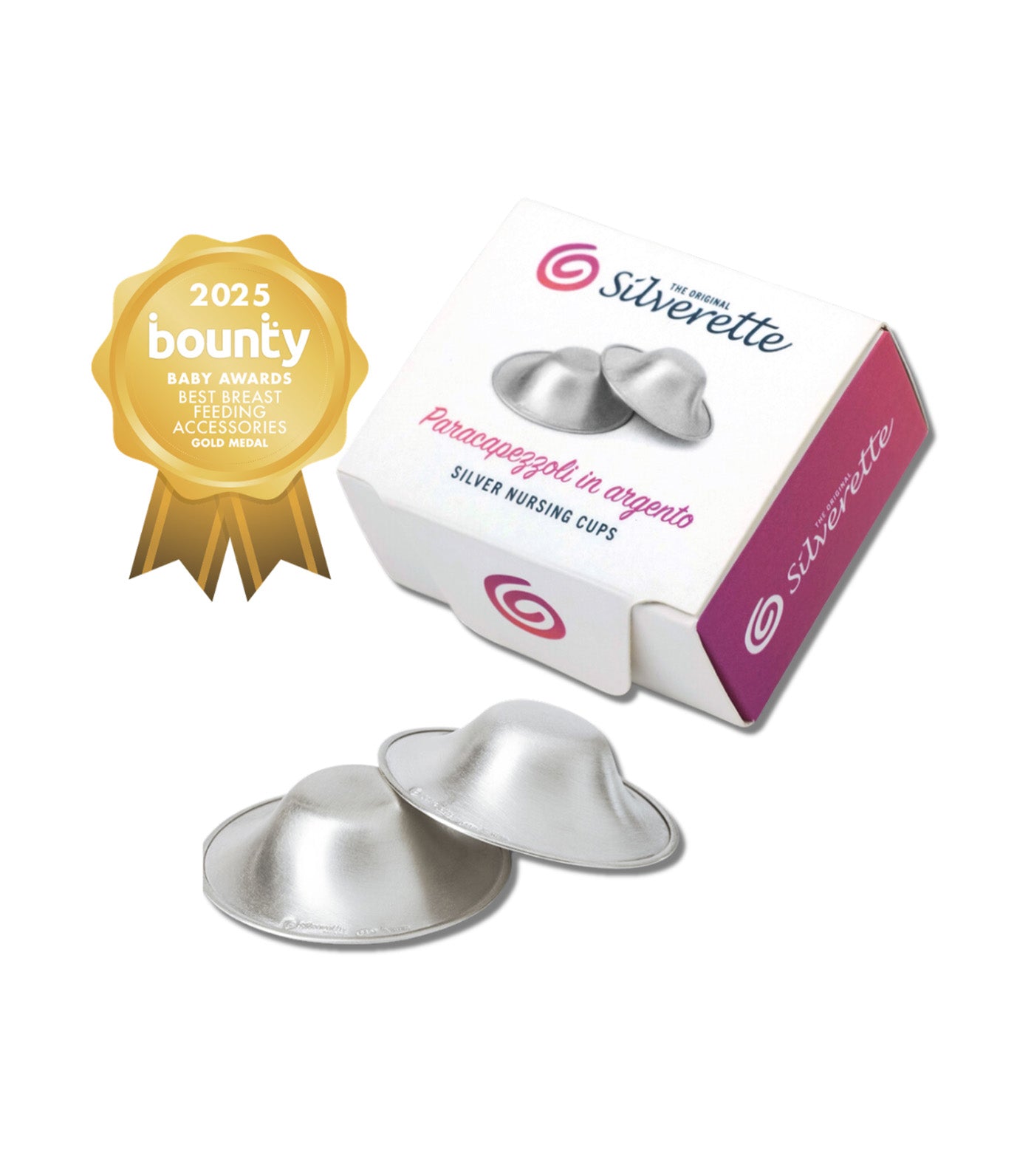 Original 925 Nursing Cups Silver