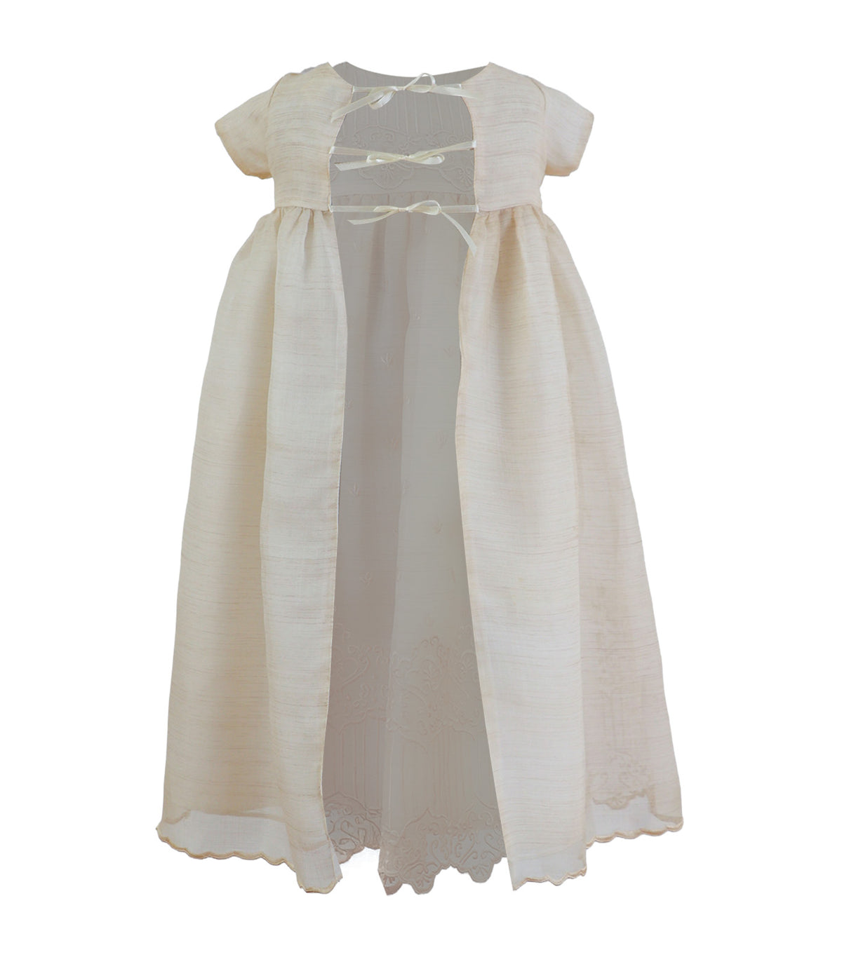 Girls Baptism Gown Fence
