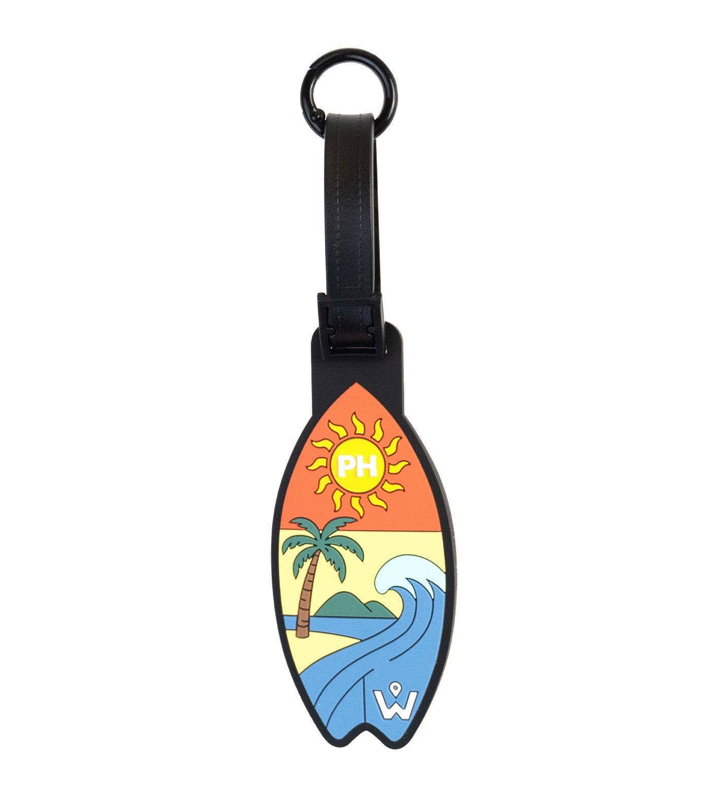 PVC Bag Tag Surfboard