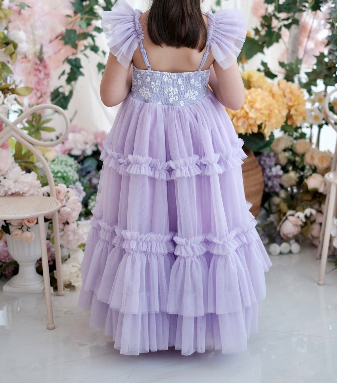 Laila & Lyra Lilianne Tutu Dress Purple