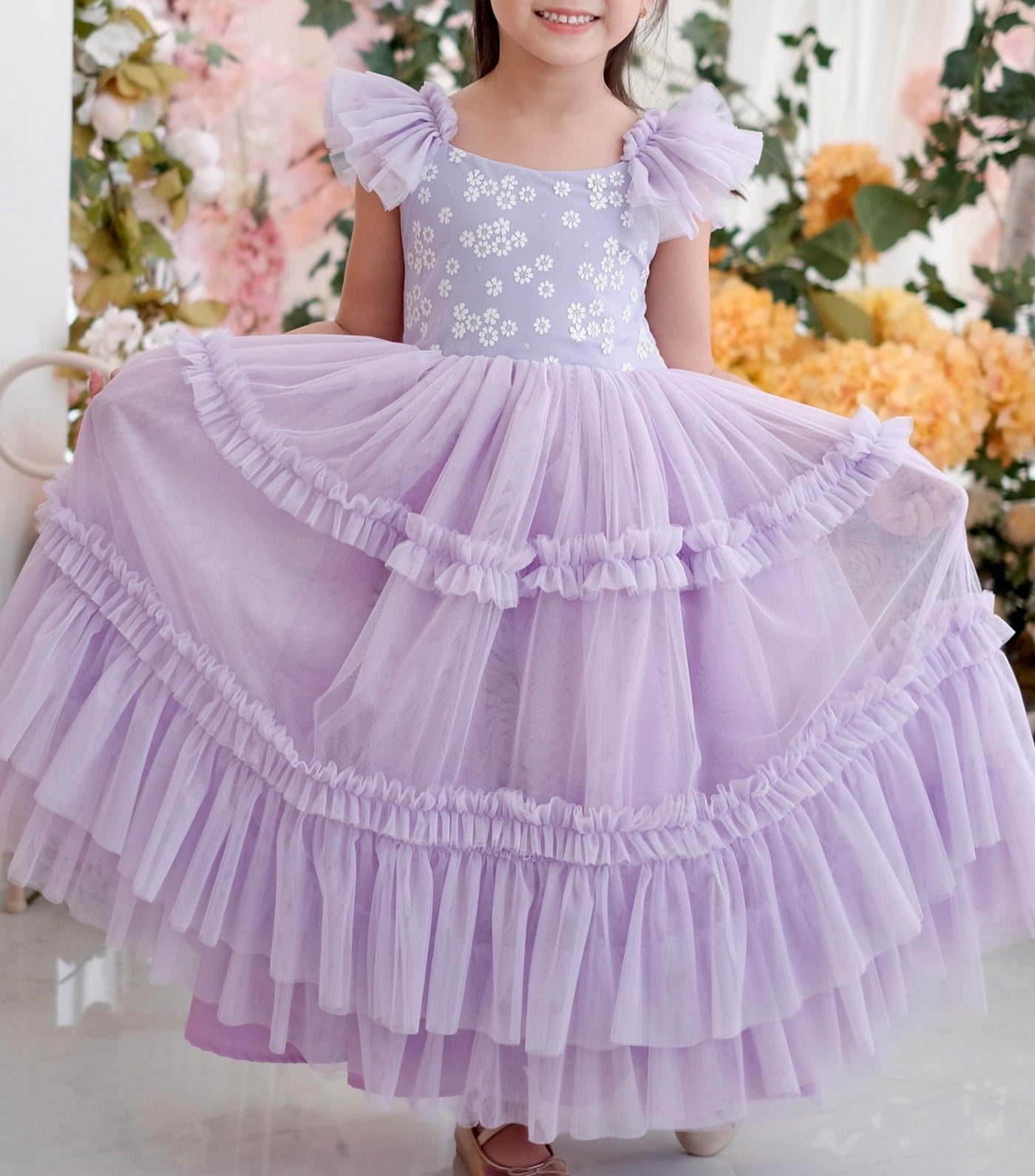 Laila & Lyra Lilianne Tutu Dress Purple