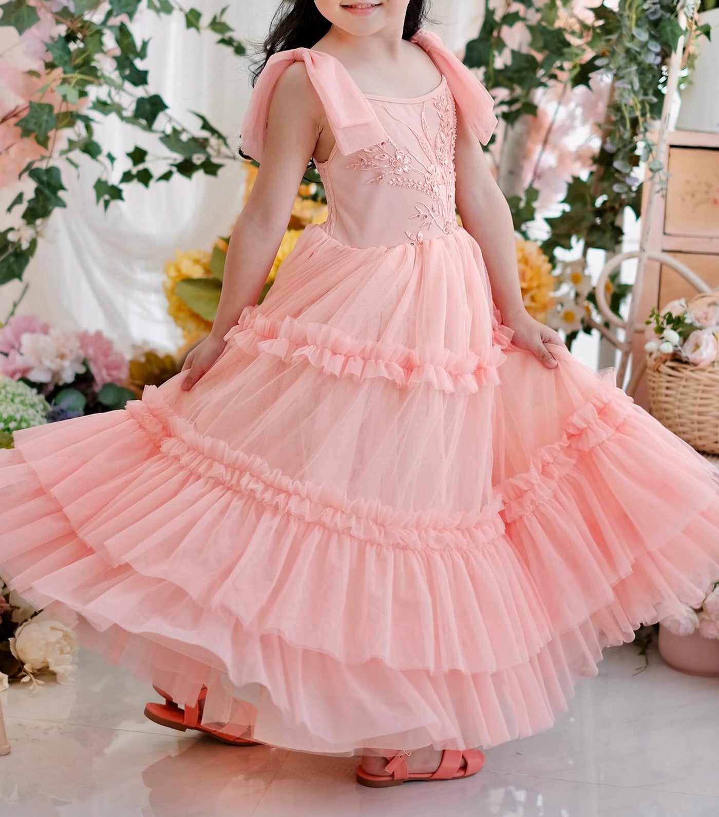 Laila & Lyra Imogen Tutu Dress Peach