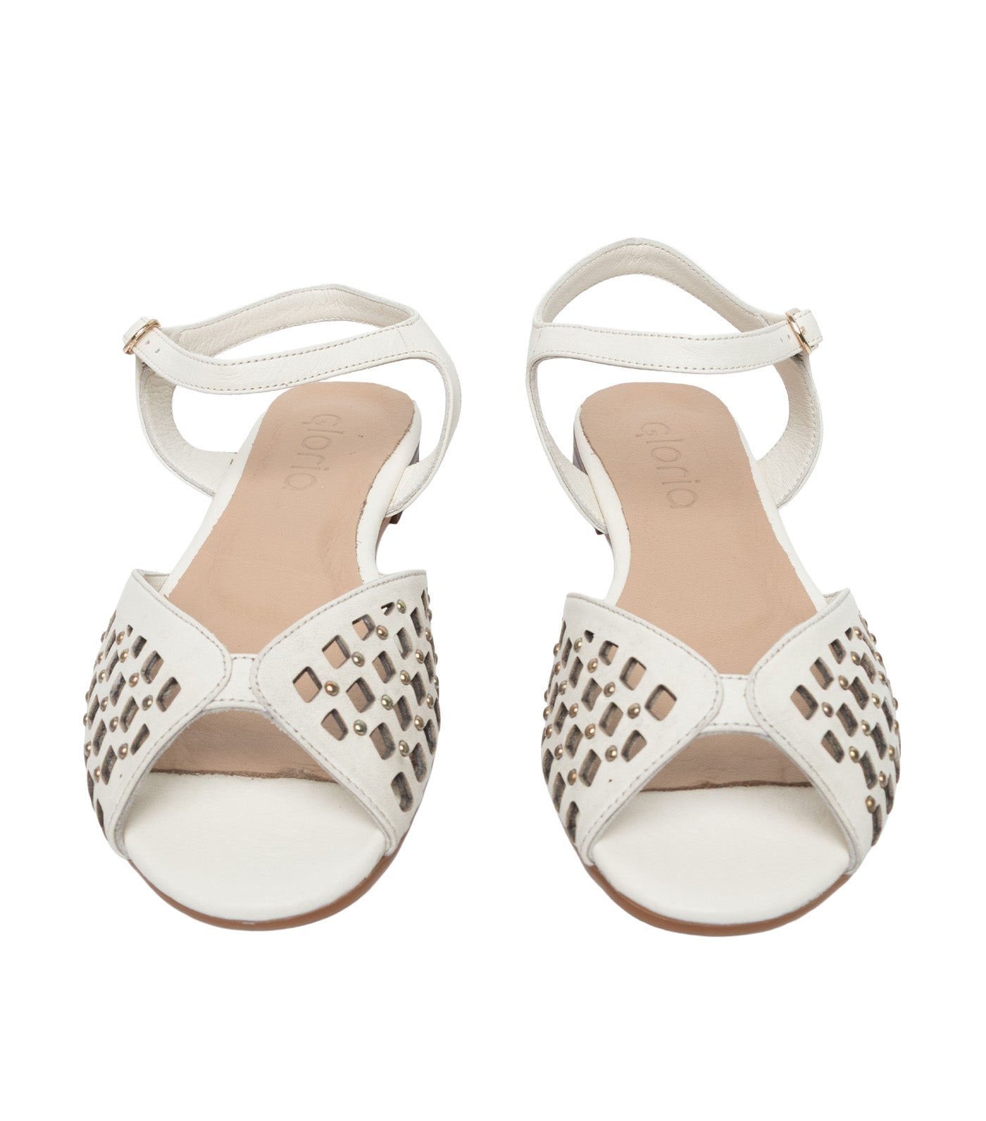 Gloria Sandals White