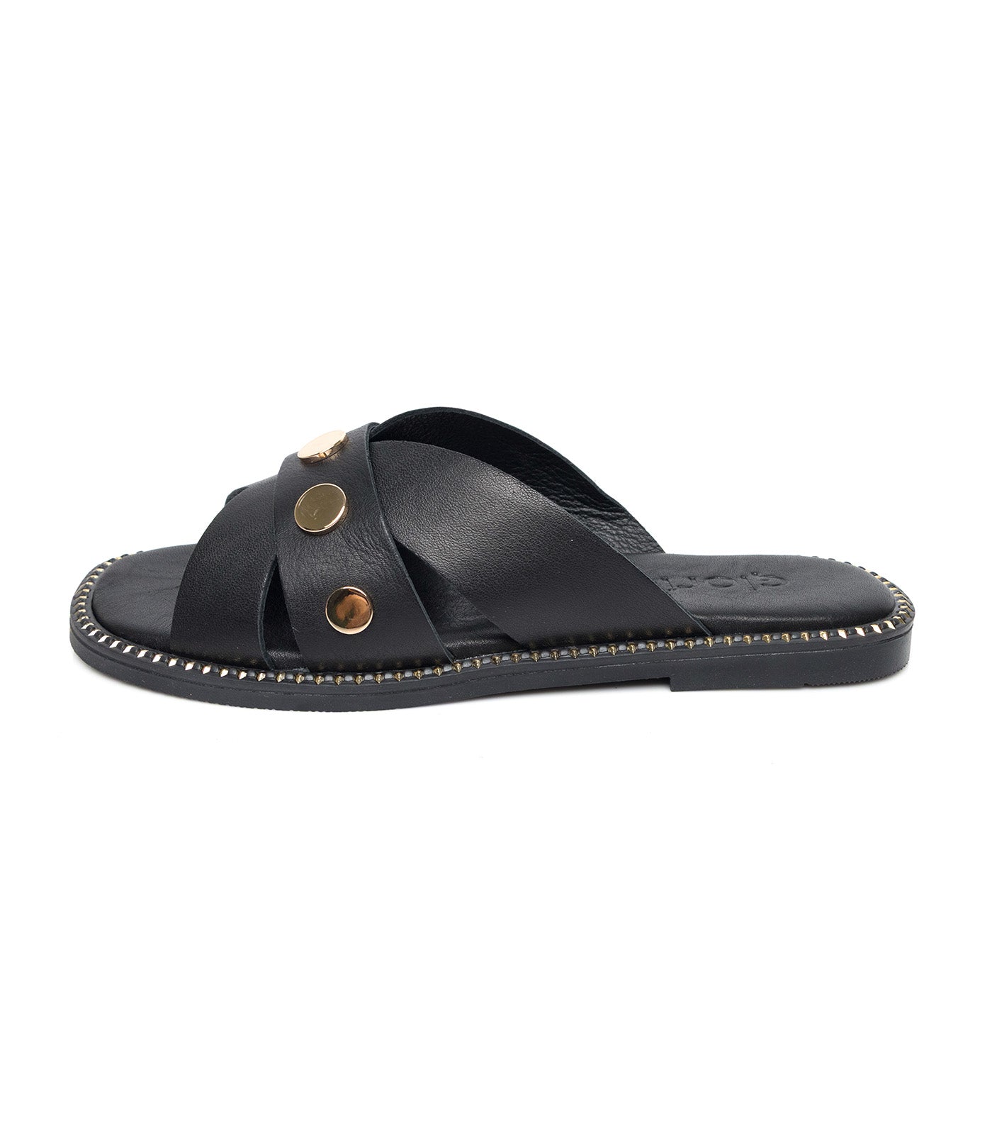 Gloria Slip-on Sandals Black