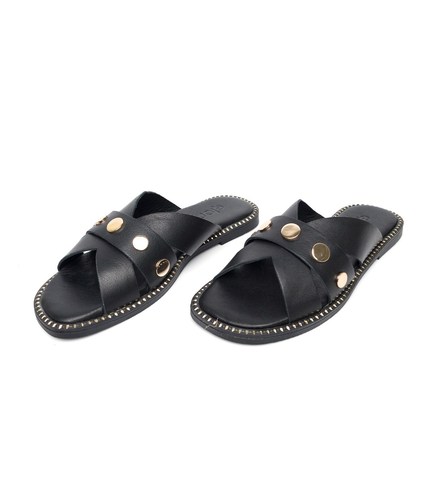 Gloria Slip-on Sandals Black