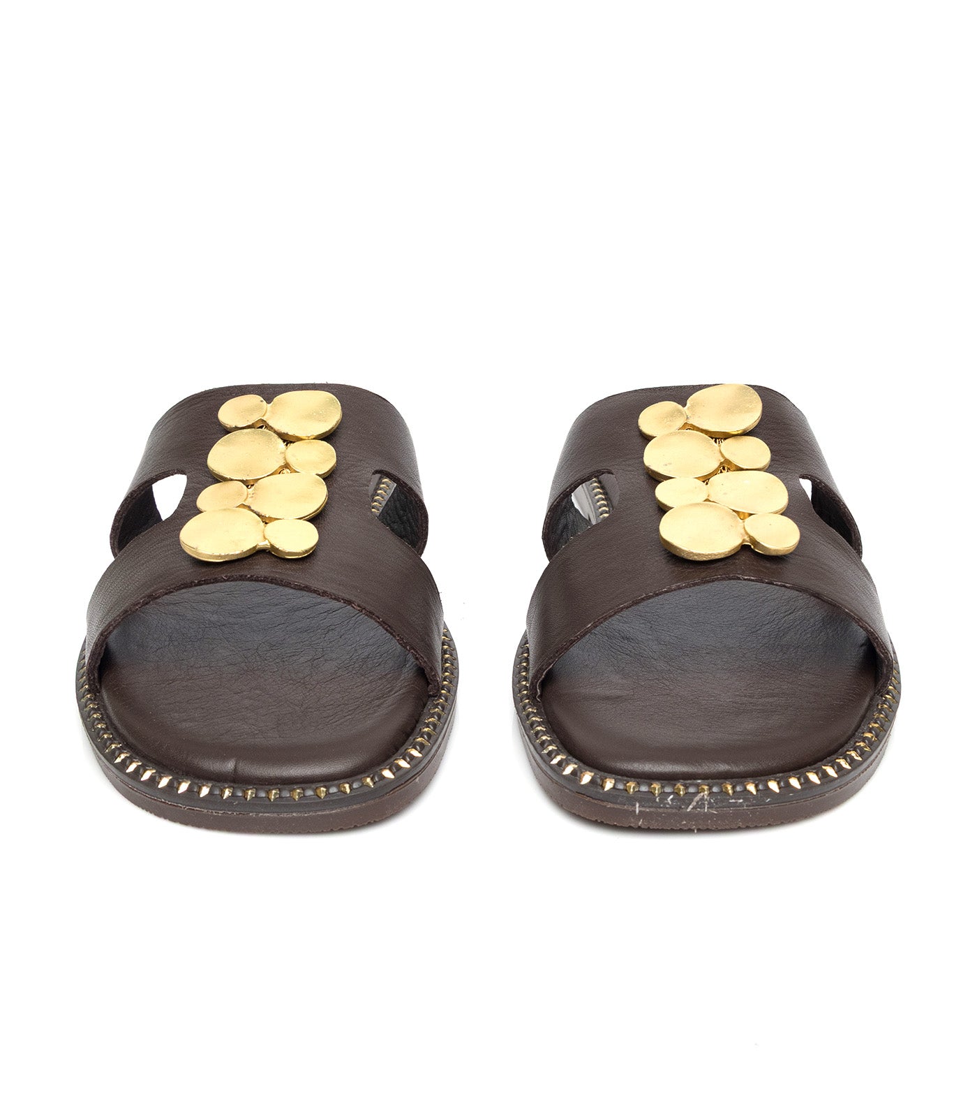 Gloria Slip-on Sandals Brown