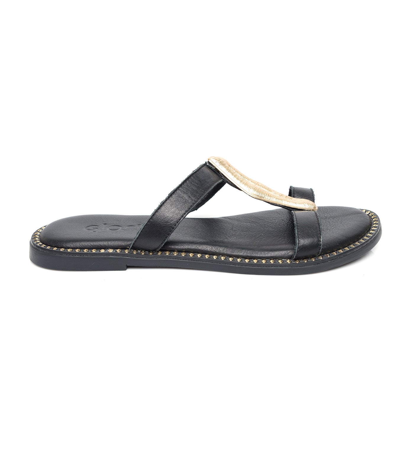 Gloria Slip-on Sandals Black