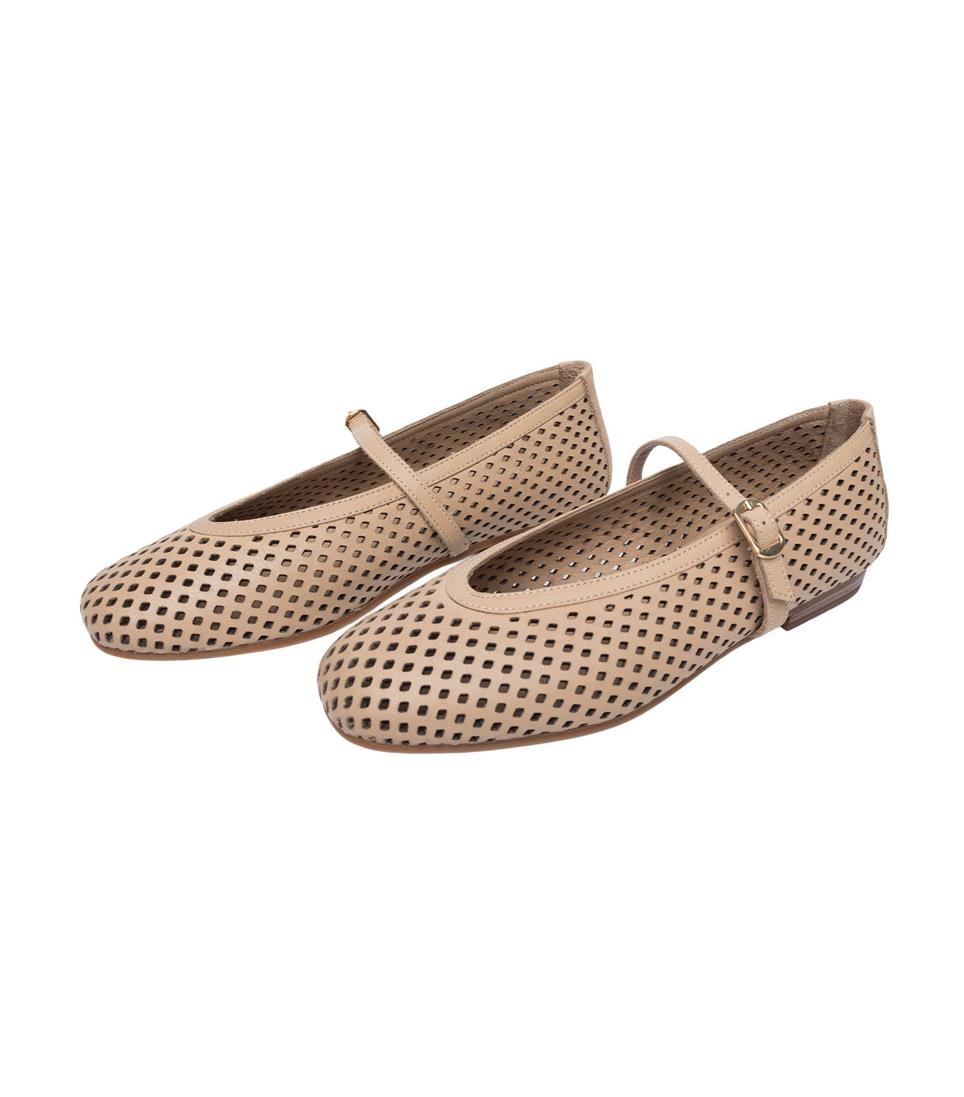 Gloria Ballet Flats Cappuccino