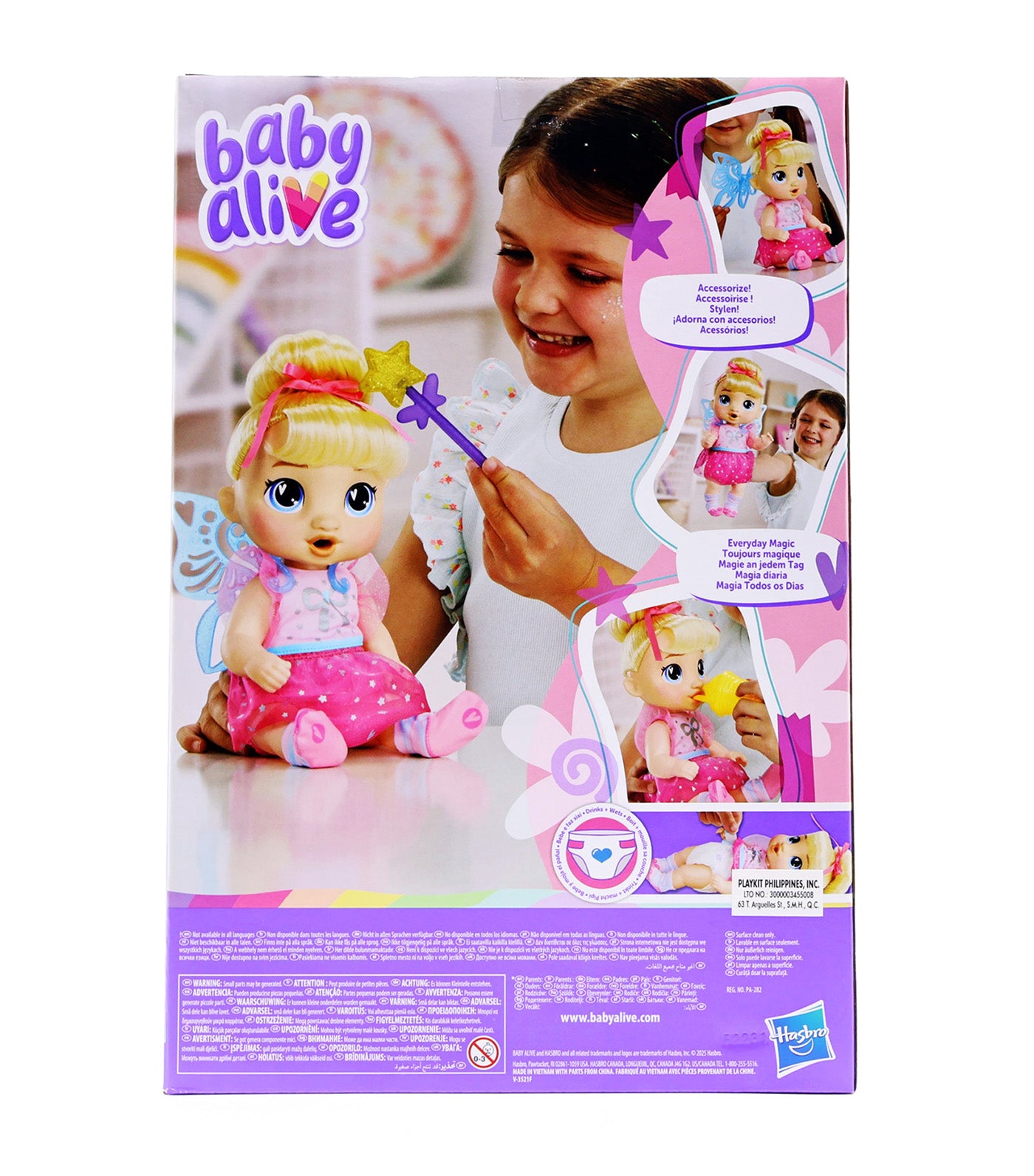 Baby Alive Fairy Fashions Harper Hugs Baby Doll