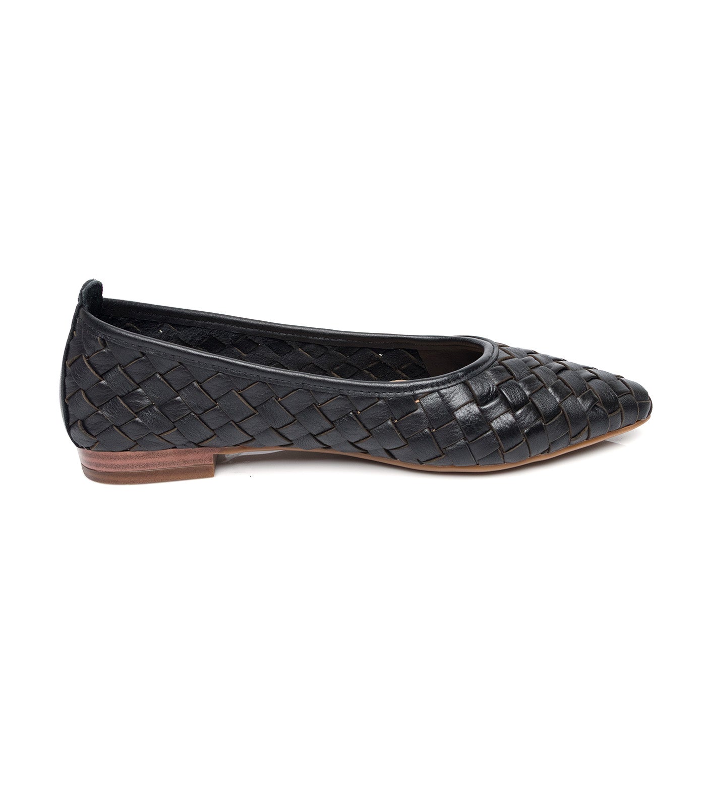 Pointed Ballet Flats Black