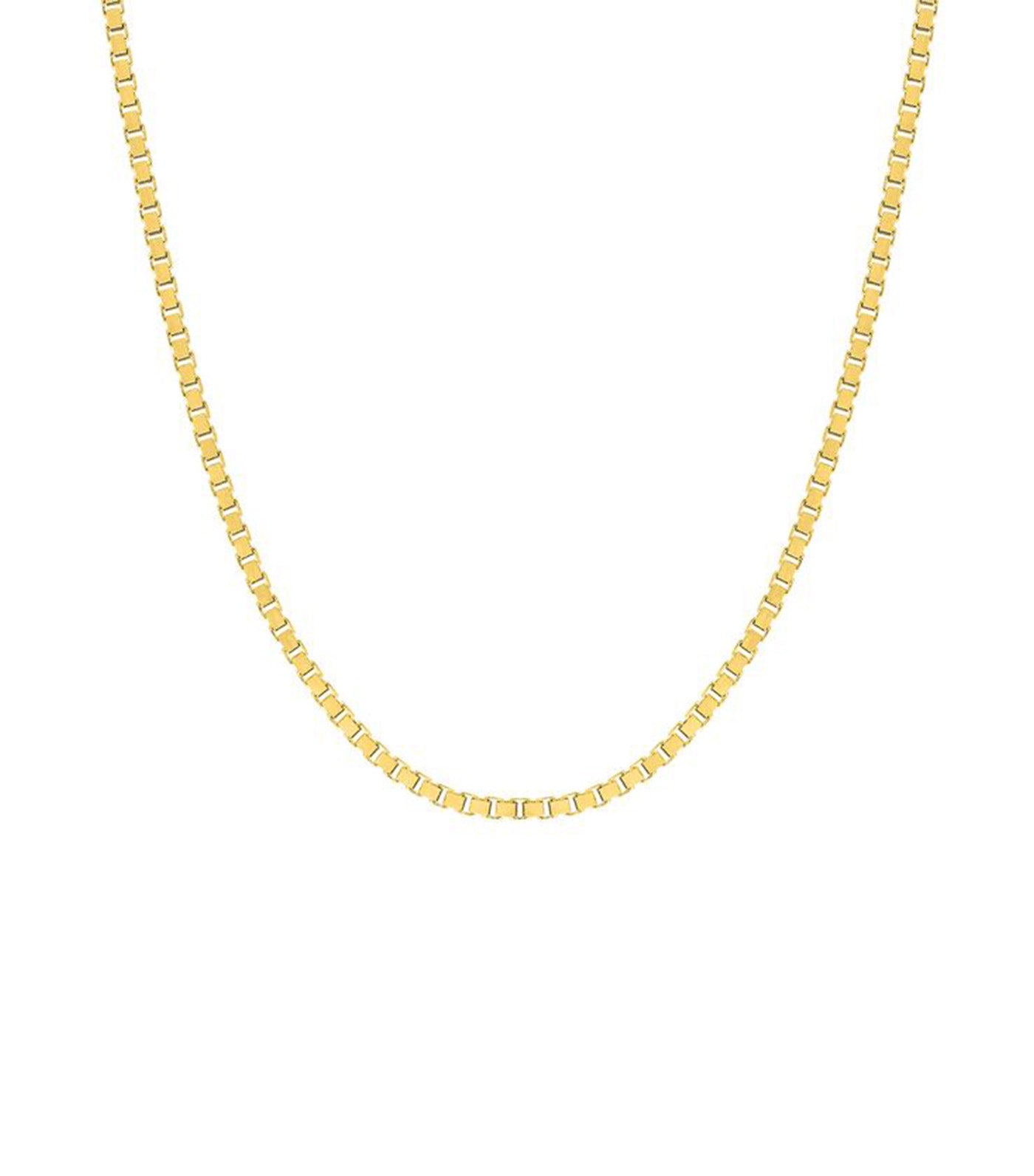 18K Chain Link Yellow Gold 40cm-45cm