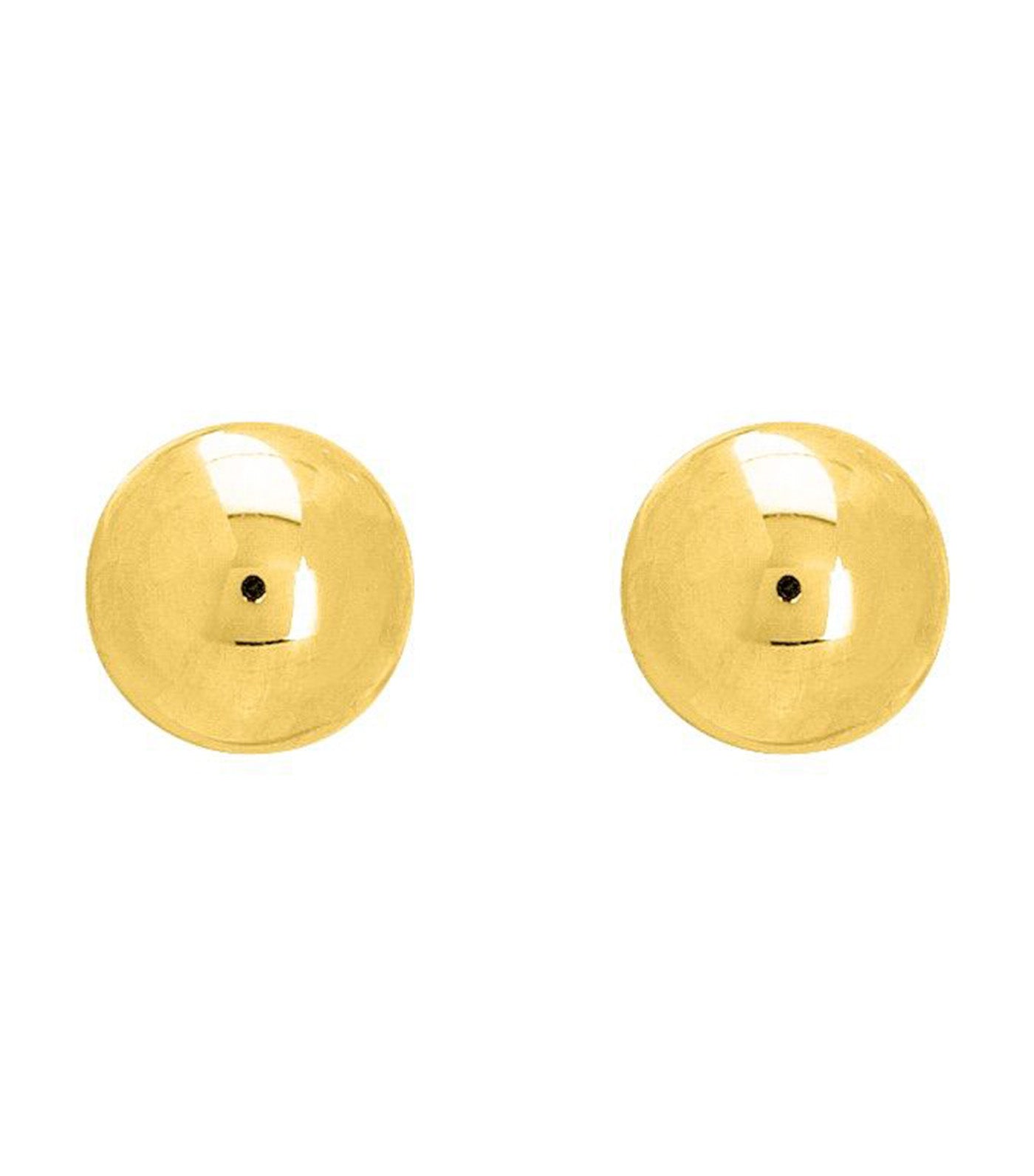 18K Stud Earrings with Cubic Zirconia