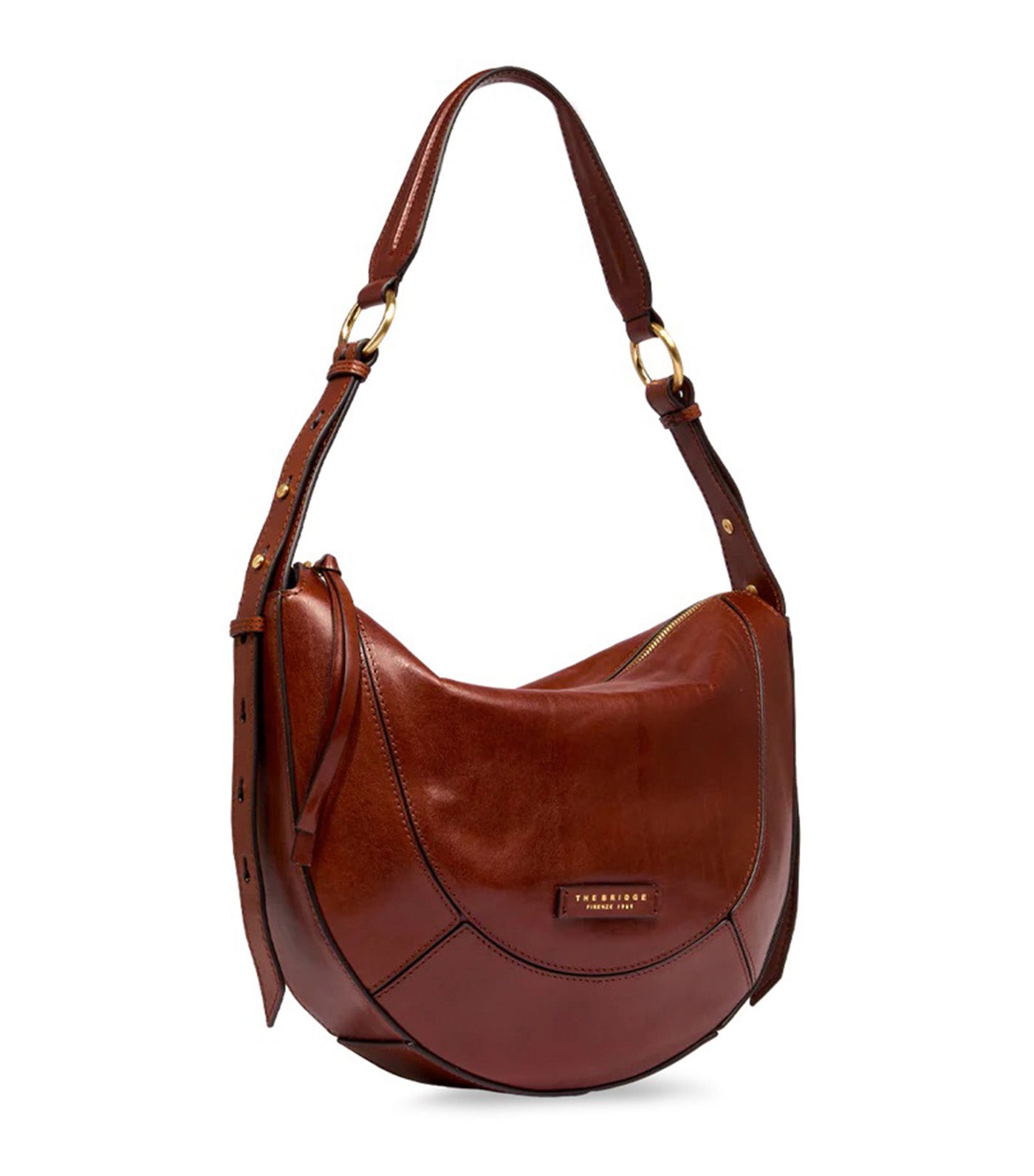 Fedora Large Leather Crossbody Bag
