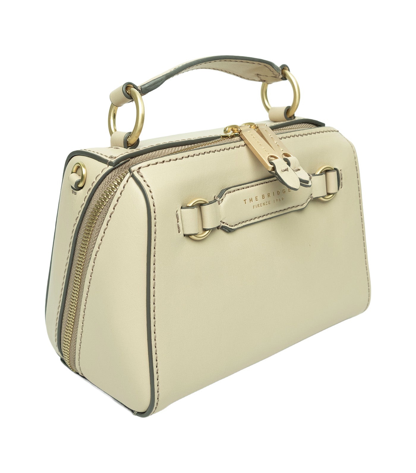 Laura Leather Handbag with Removable Shoulder Strap