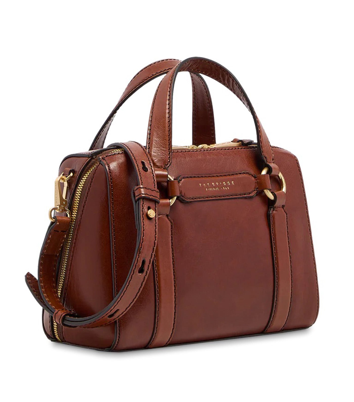 Laura Leather Handbag with Removable Shoulder Strap