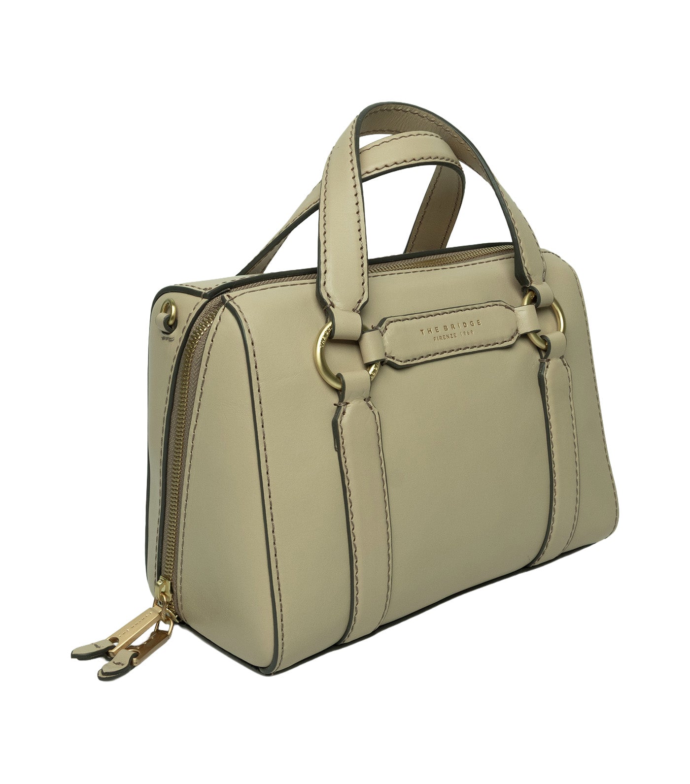 Laura Leather Handbag with Removable Shoulder Strap