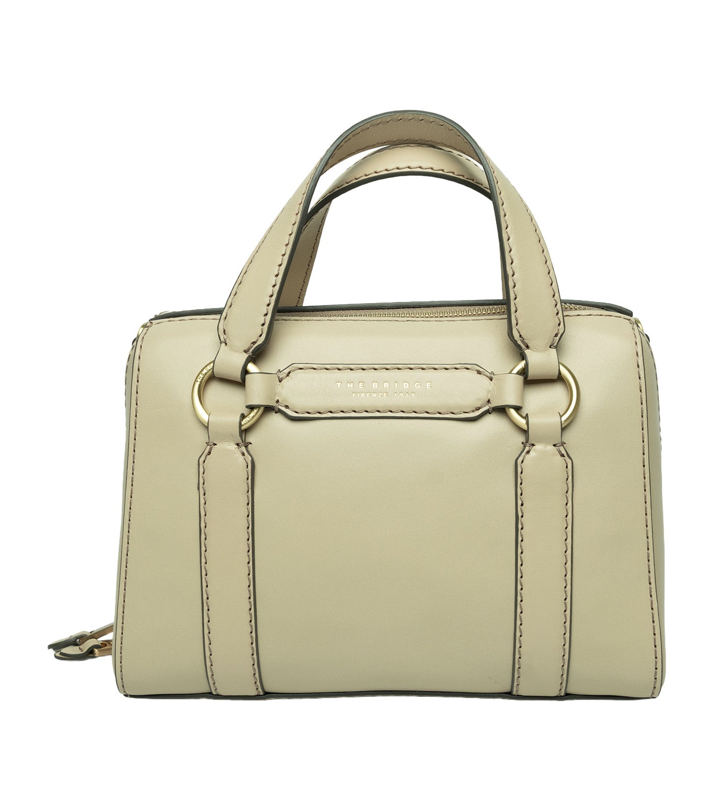 Laura Leather Handbag with Removable Shoulder Strap