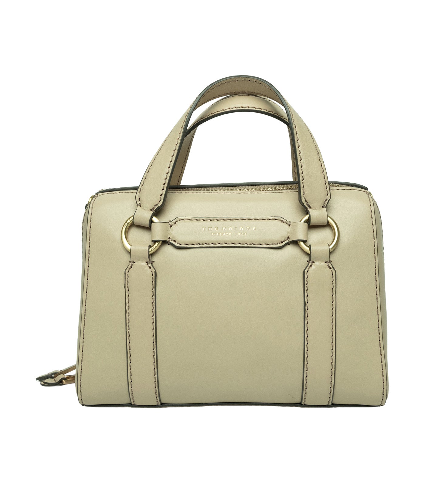 Laura Leather Handbag with Removable Shoulder Strap