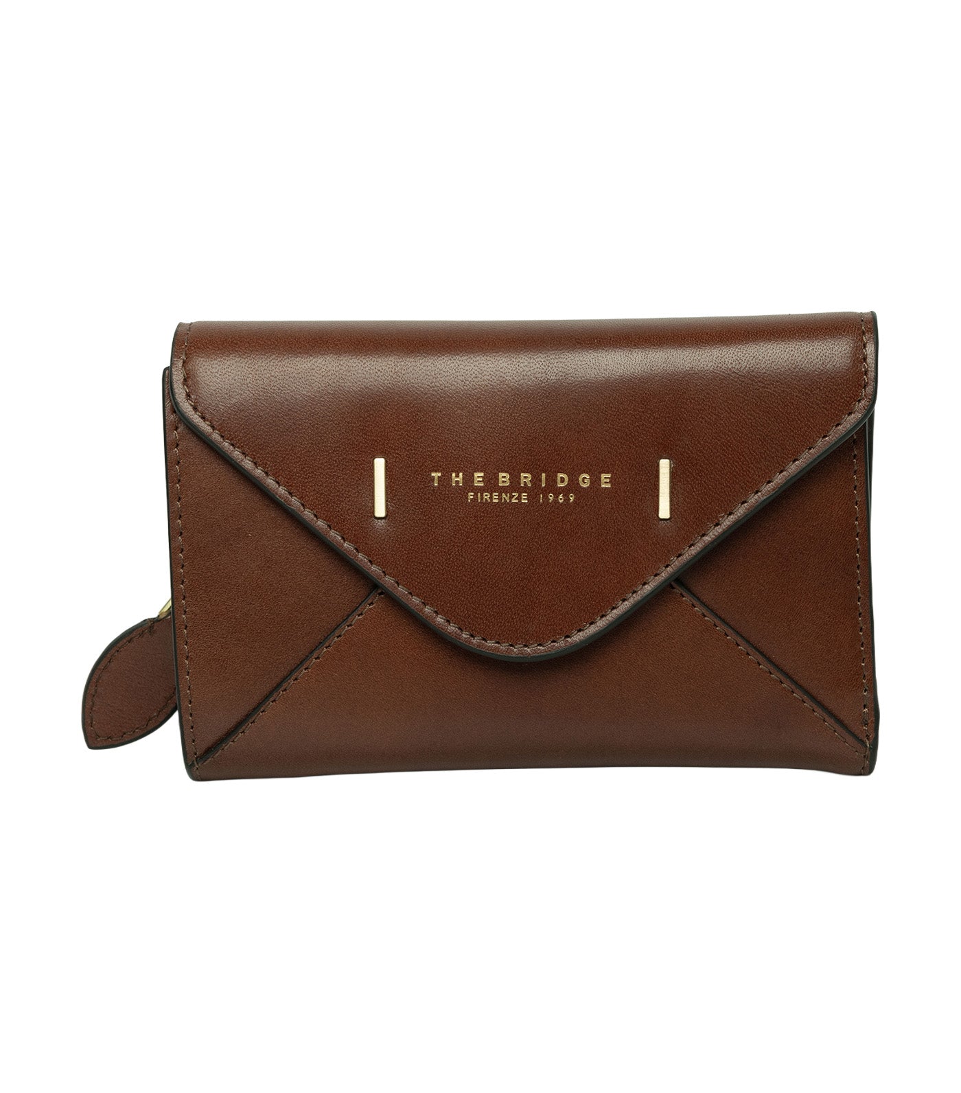 Frida Compact Leather Card Holder with Zip