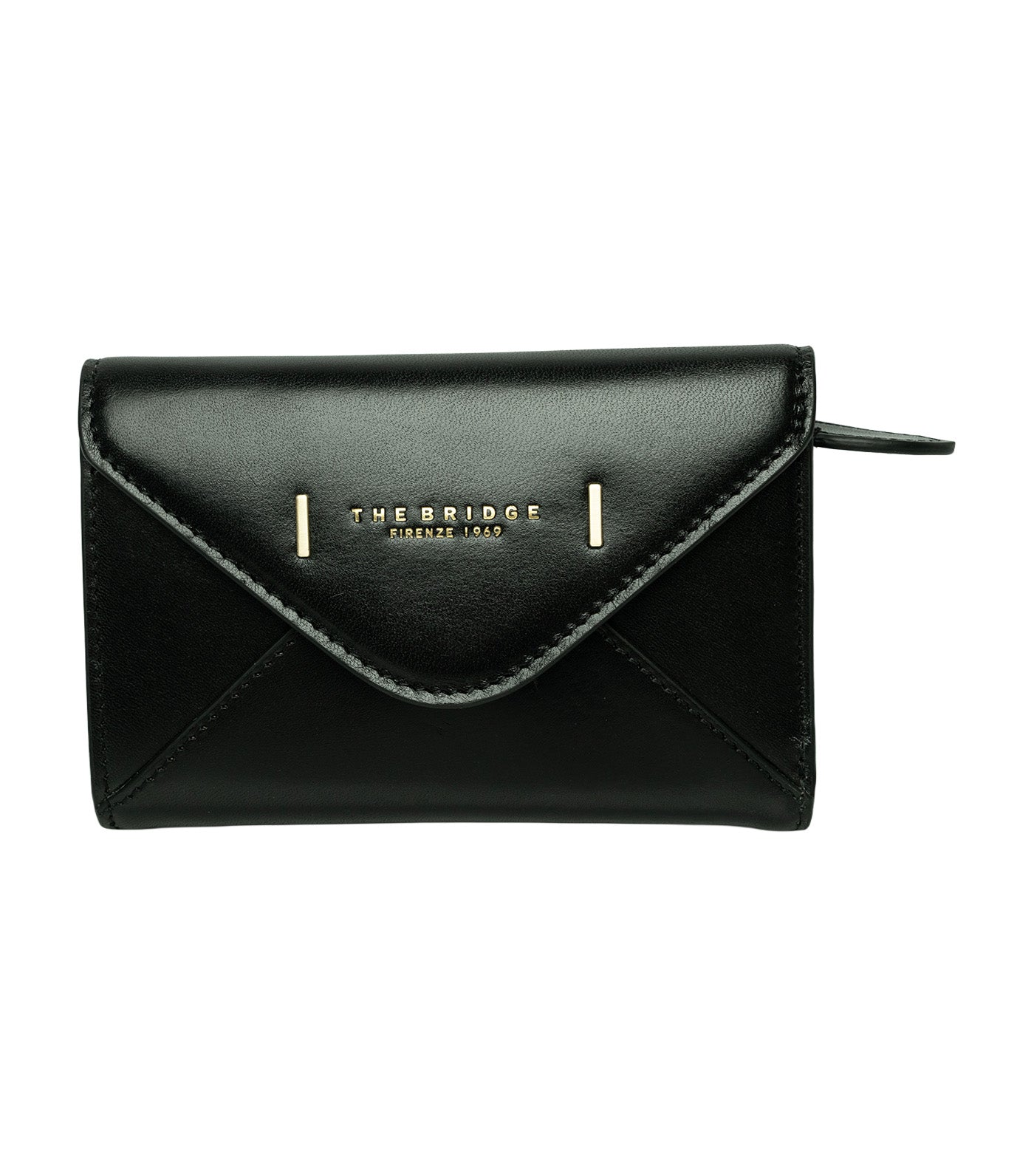 Frida Compact Leather Card Holder with Zip