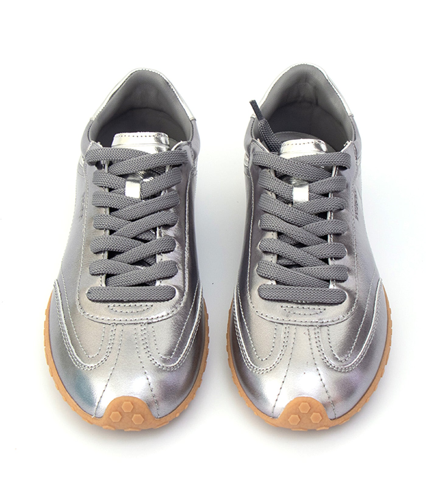 Bridge Metallic Woman Sneakers Silver