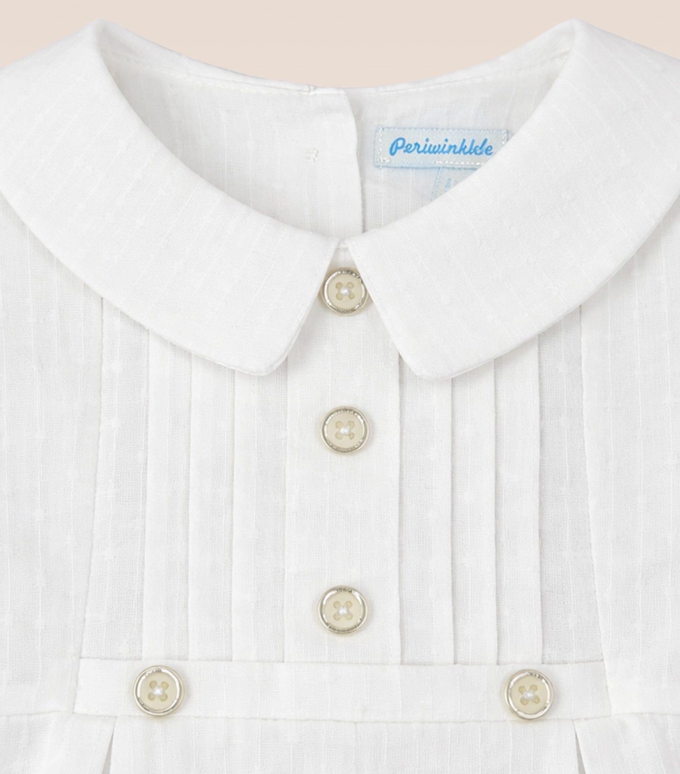 Ayden Baby Boys Christening Romper Set White
