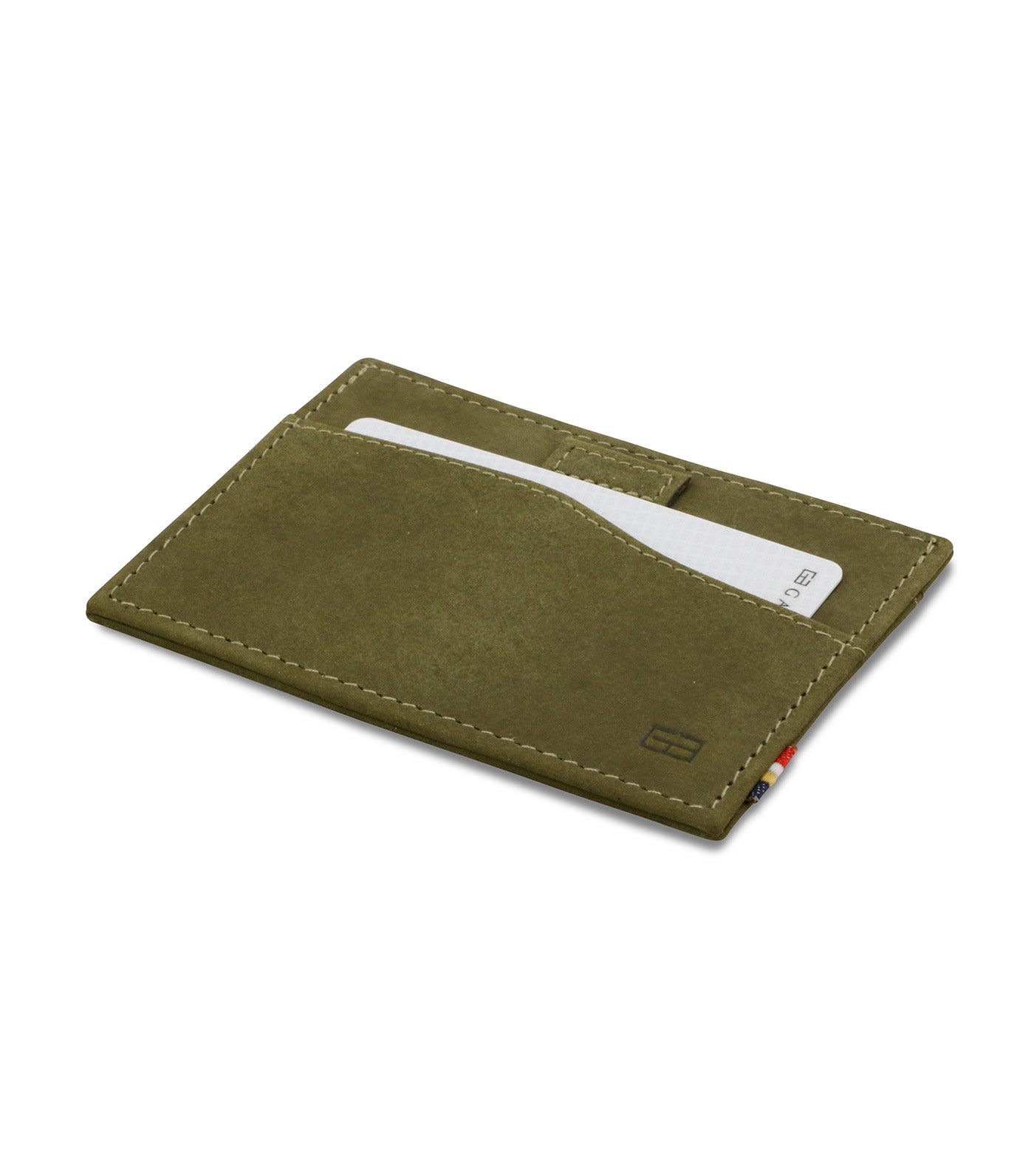 Garzini Leggera Card Holder Olive Green