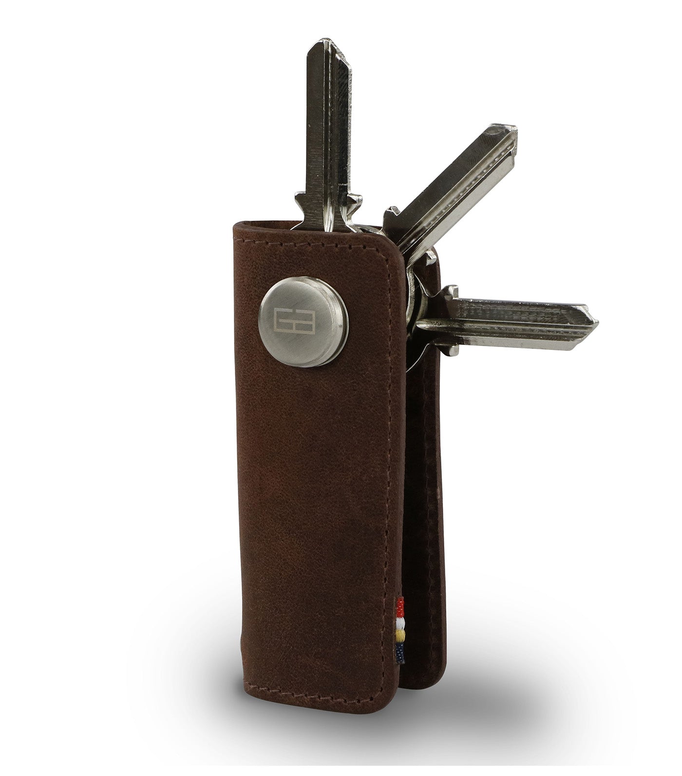Garzini Lusso Key Holder Brushed Brown