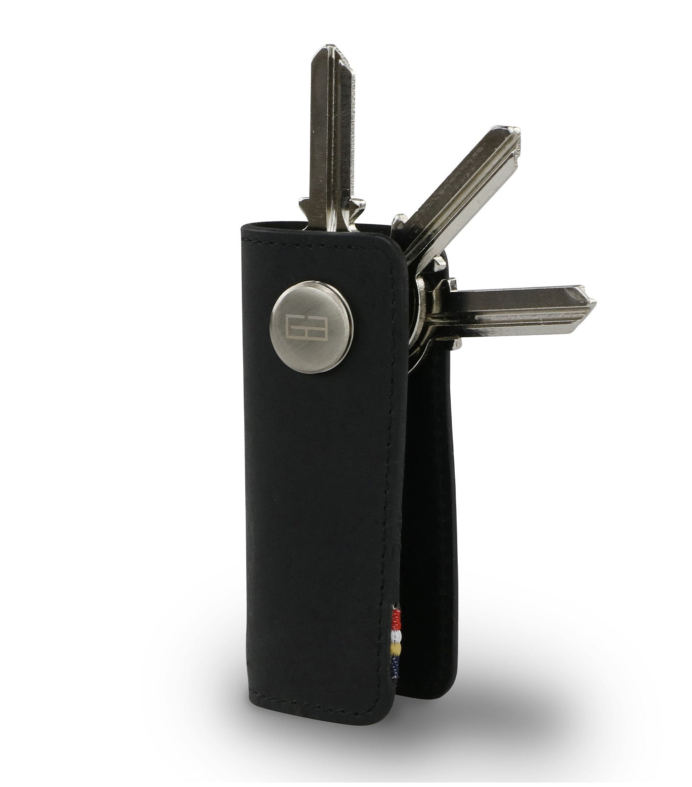 Garzini Lusso Key Holder Brushed Black
