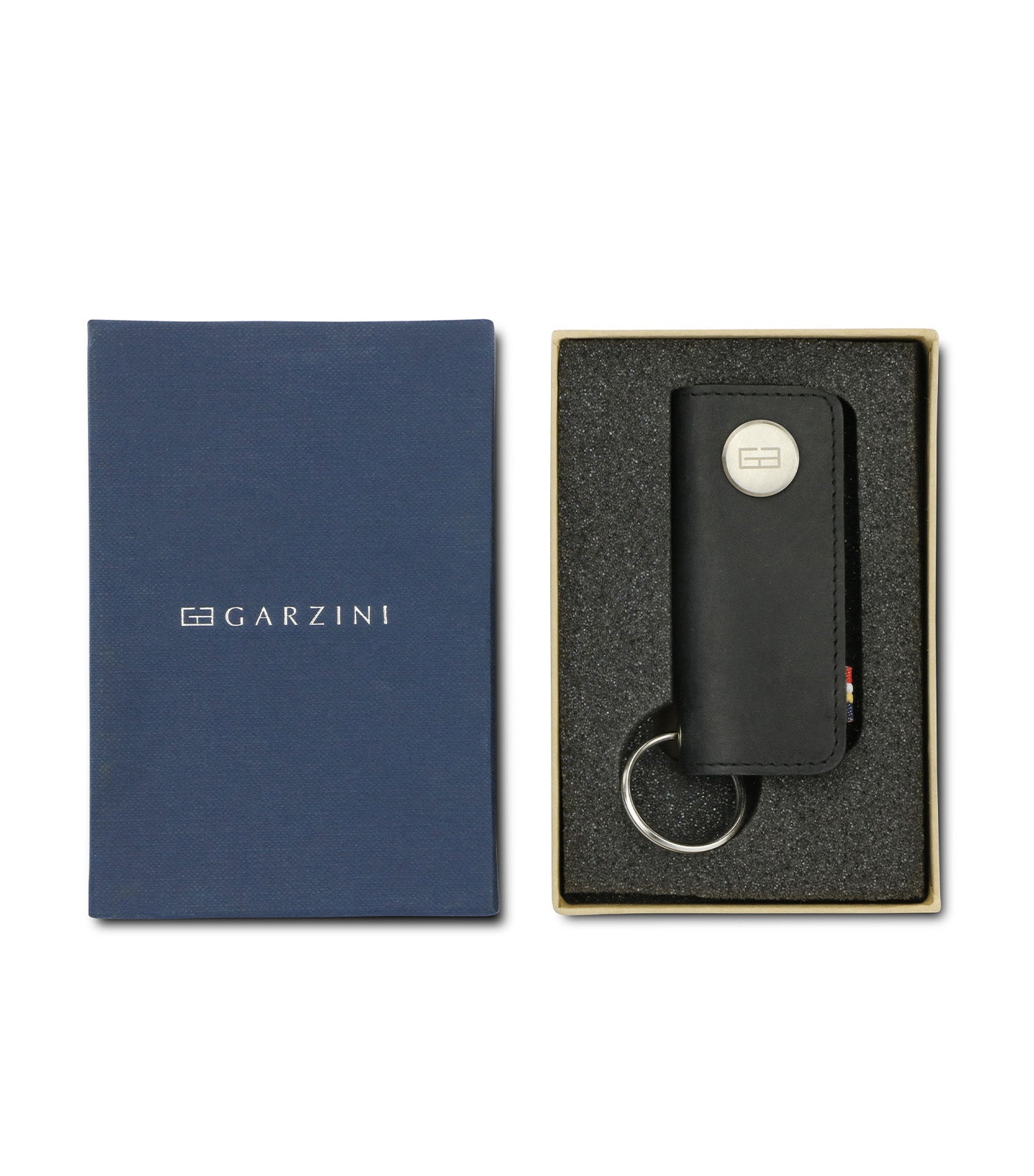 Garzini Lusso Key Holder Brushed Black
