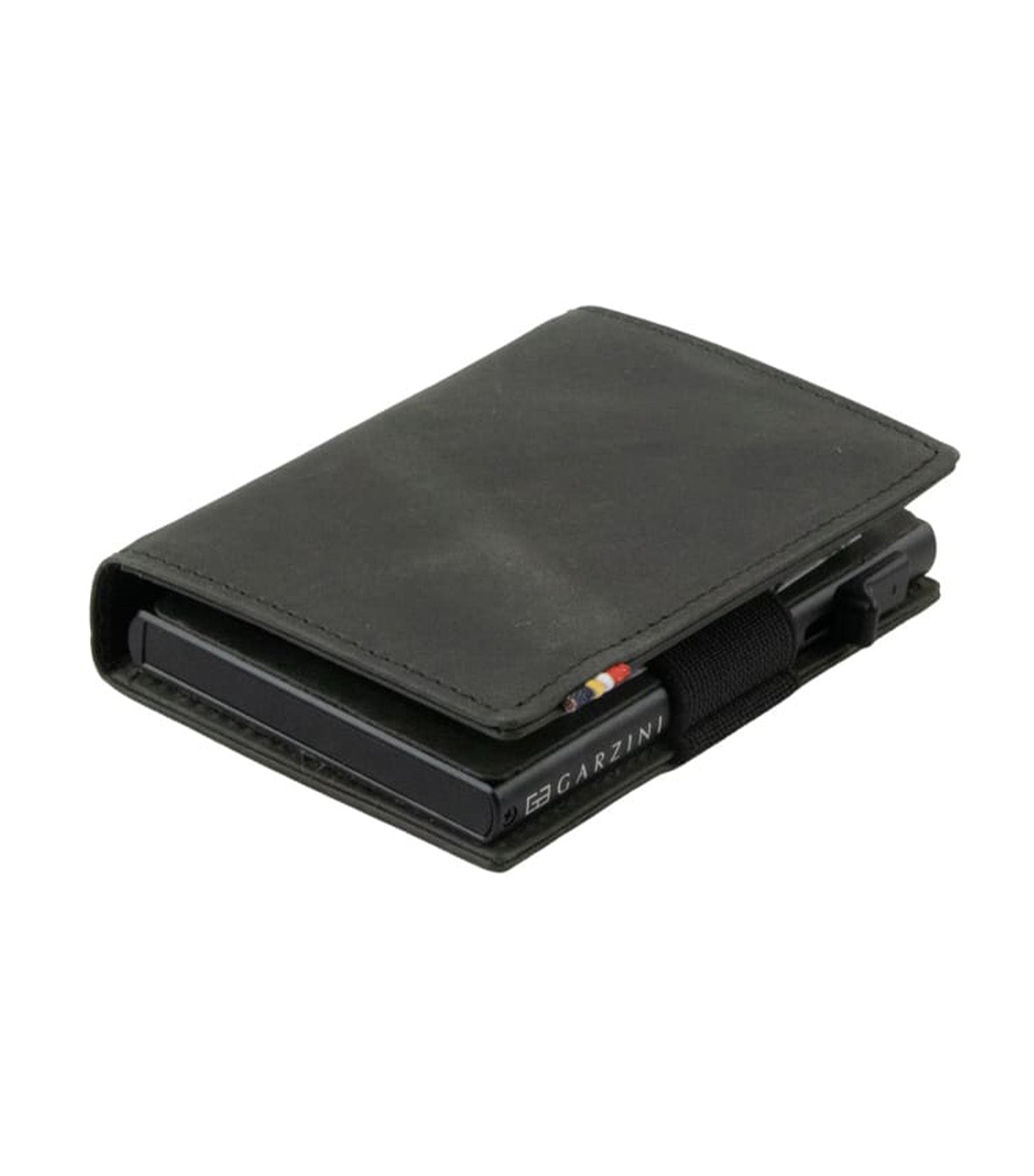 Garzini Metal Wallet Brushed Black