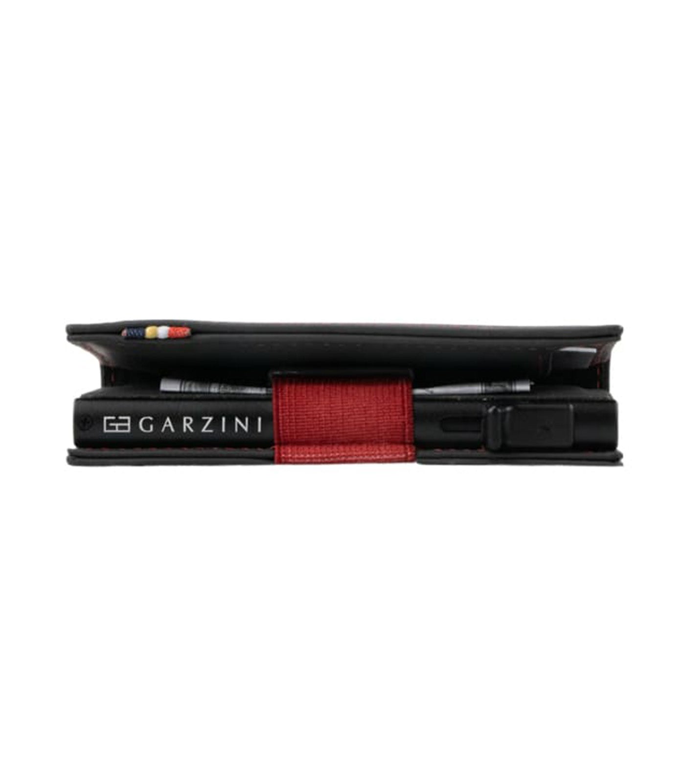 Garzini Metal Wallet Carbon Red/Multi