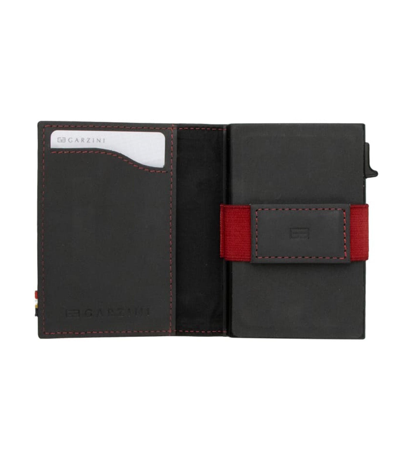 Garzini Metal Wallet Carbon Red/Multi
