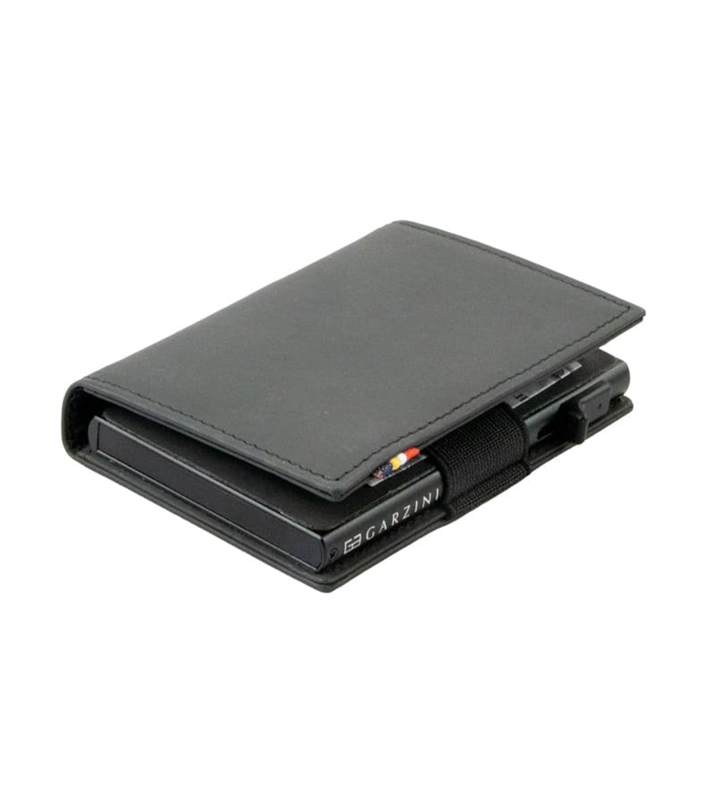 Garzini Metal Wallet Carbon Black
