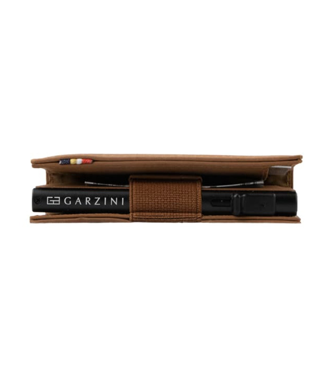 Garzini Metal Wallet Camel Brown