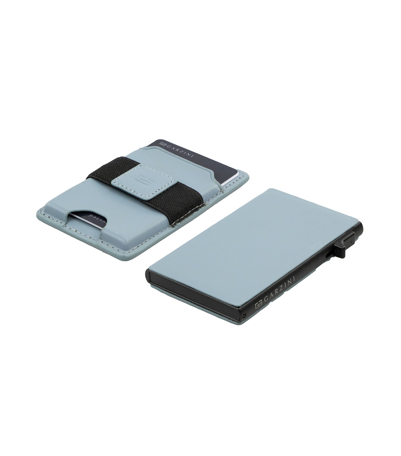 Garzini Magsafe Metal Wallet Blue