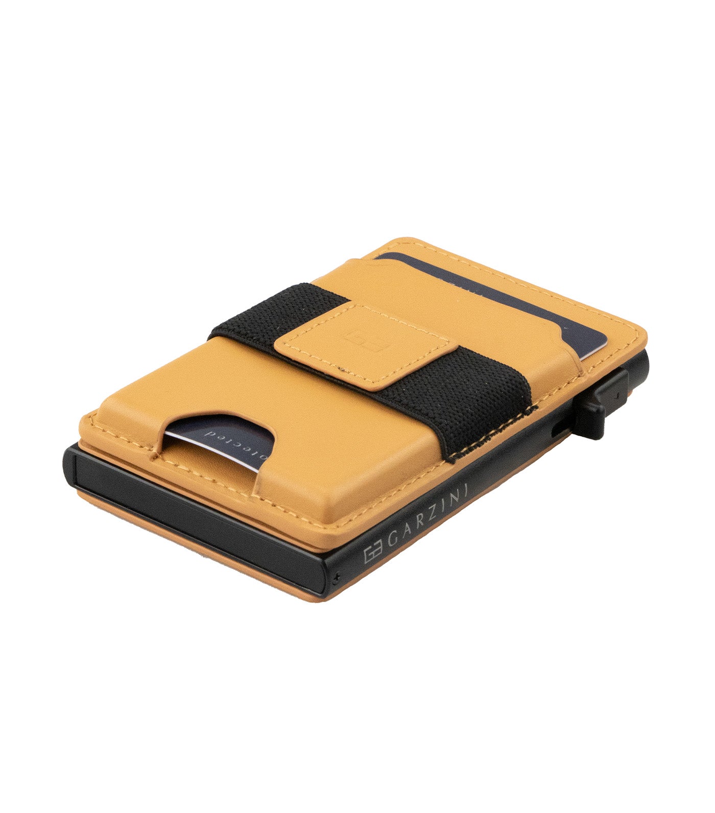 Garzini Magsafe Metal Wallet Cognac