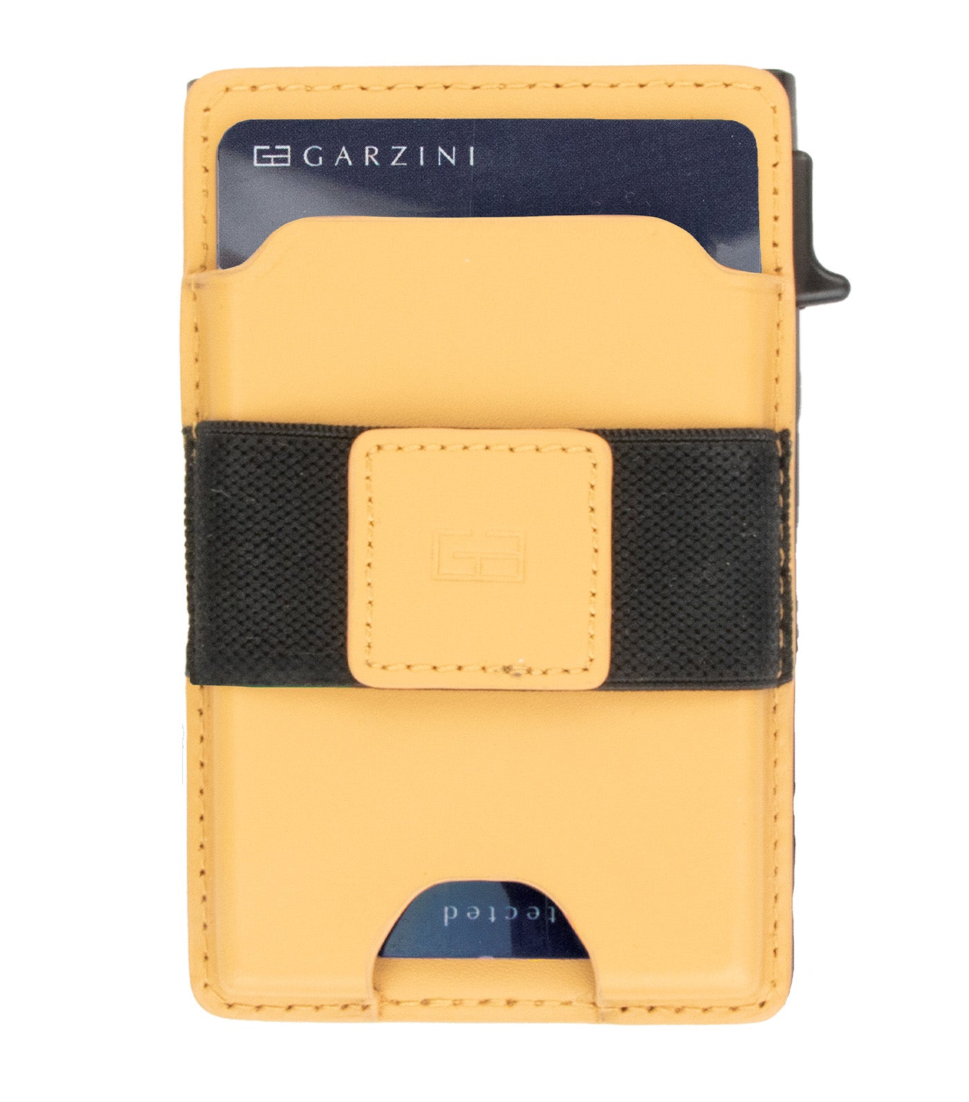 Garzini Magsafe Metal Wallet Cognac