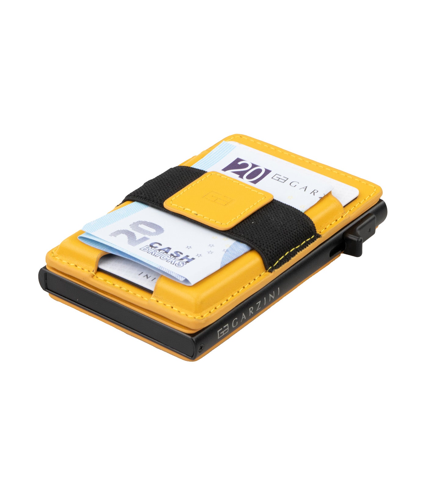 Garzini Magsafe Metal Wallet Yellow