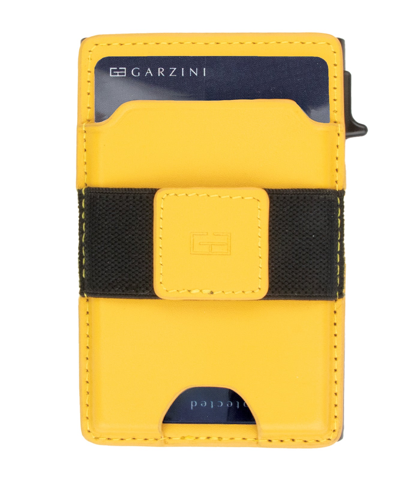 Garzini Magsafe Metal Wallet Yellow