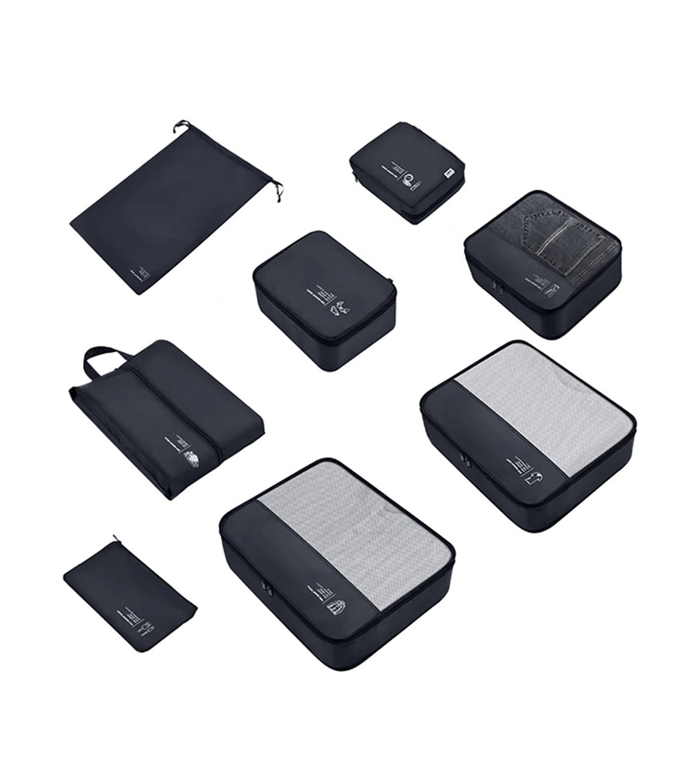 Garzini Packing Cubes Black