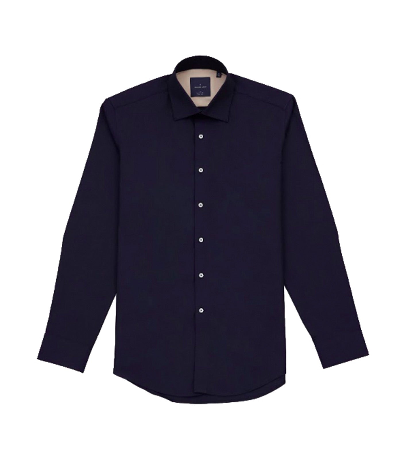 Shohei Logo Pinpoint Oxford Long Sleeves Shirt Inkblue
