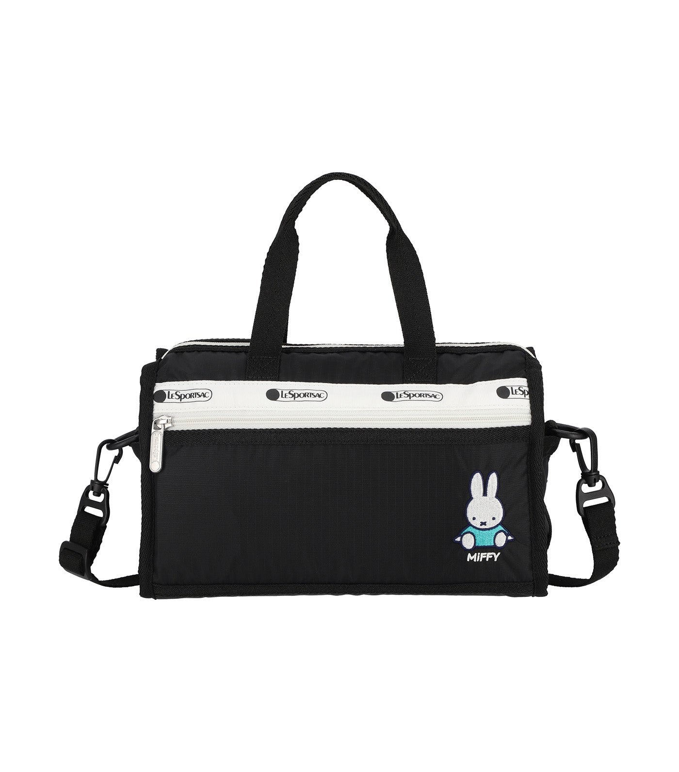 LeSportsac x Dick Bruna Deluxe Mini Duffel Miffy Embroidery Mini Duffel