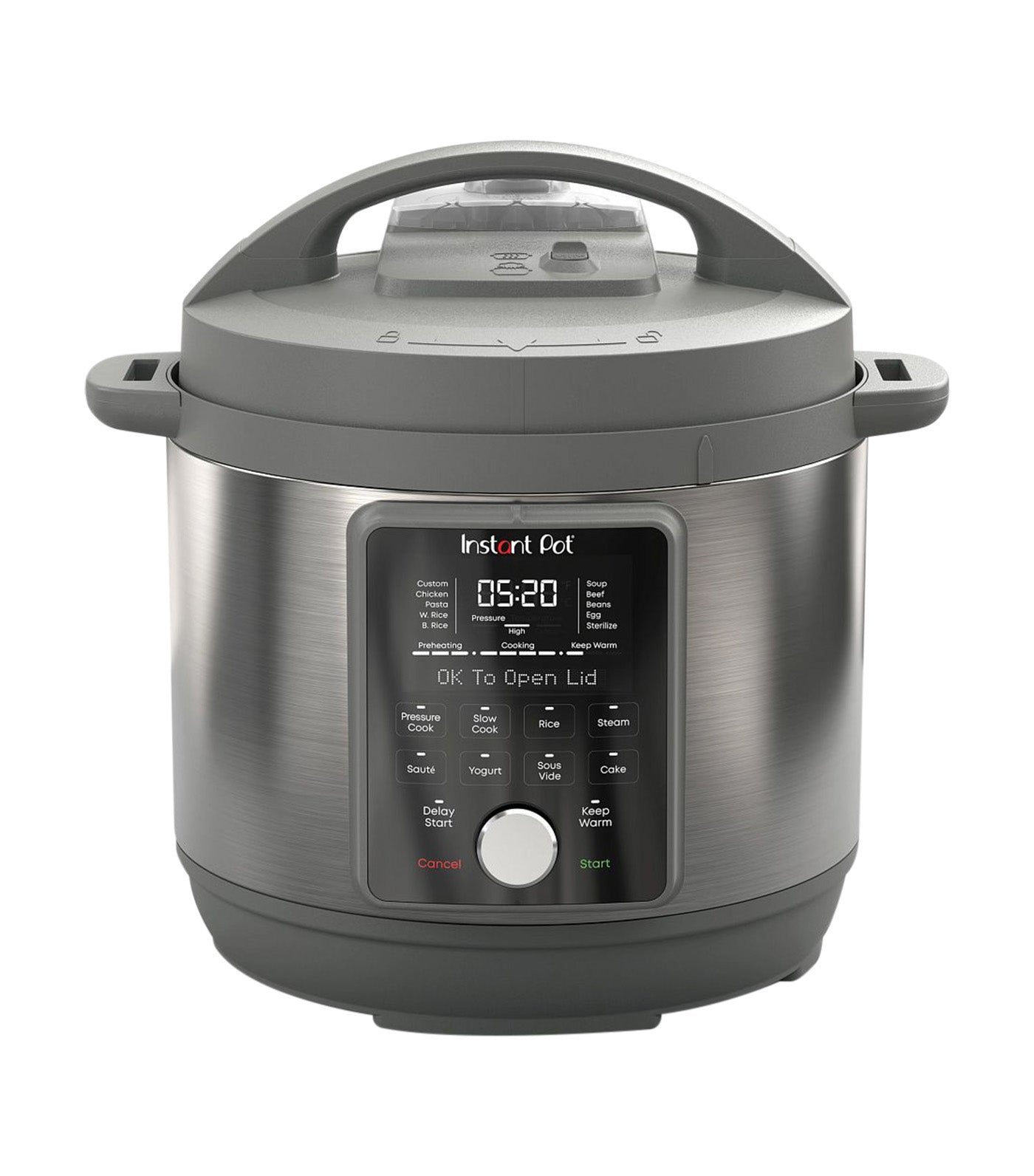 Electronic Pressure Cooker 8QT Gray