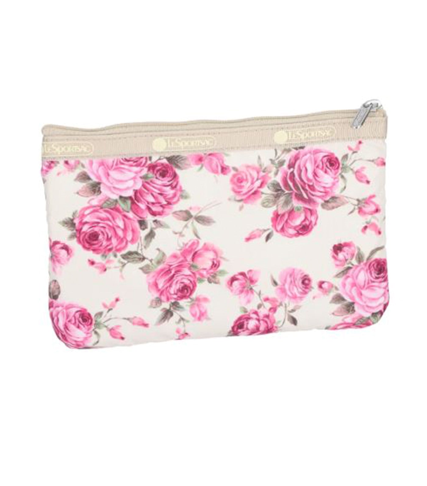 3-Zip Cosmetic Romantic Floral