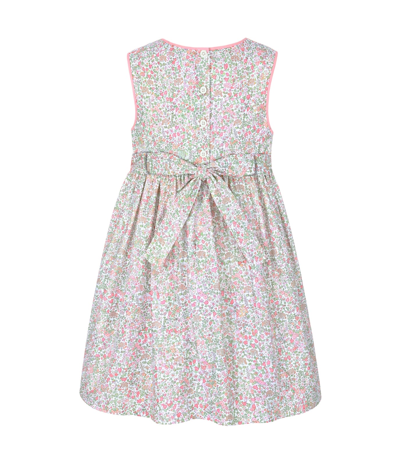 Amie Girls Printed Dress Pink