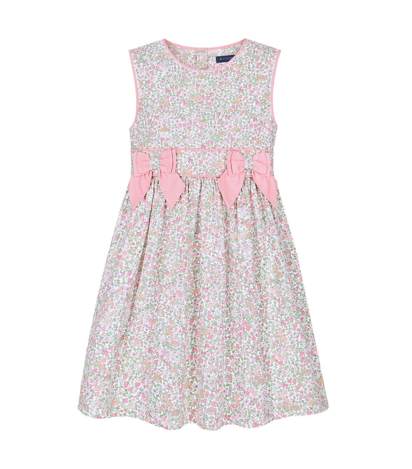 Amie Girls Printed Dress Pink